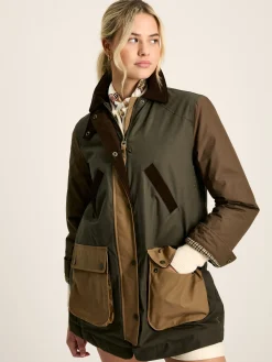 Banbury Brown/Khaki Showerproof Dry Wax Coat