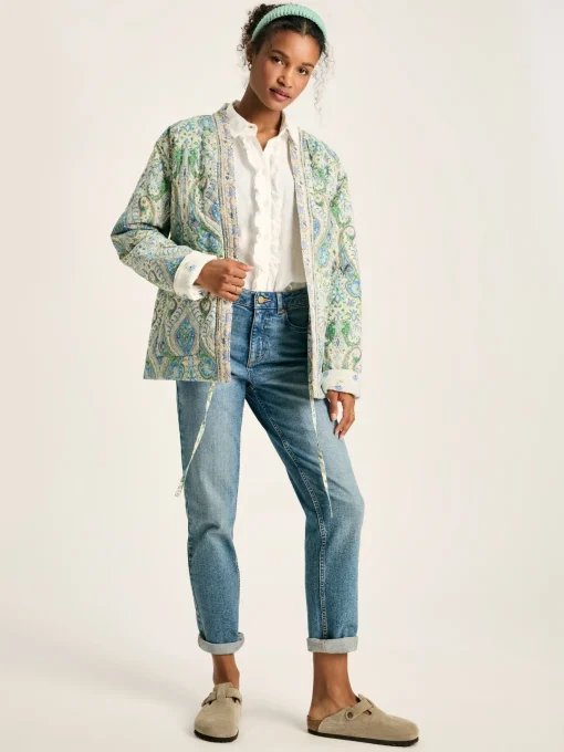 Blakeney Relaxed Fit Paisley Cotton Quilted Jacket