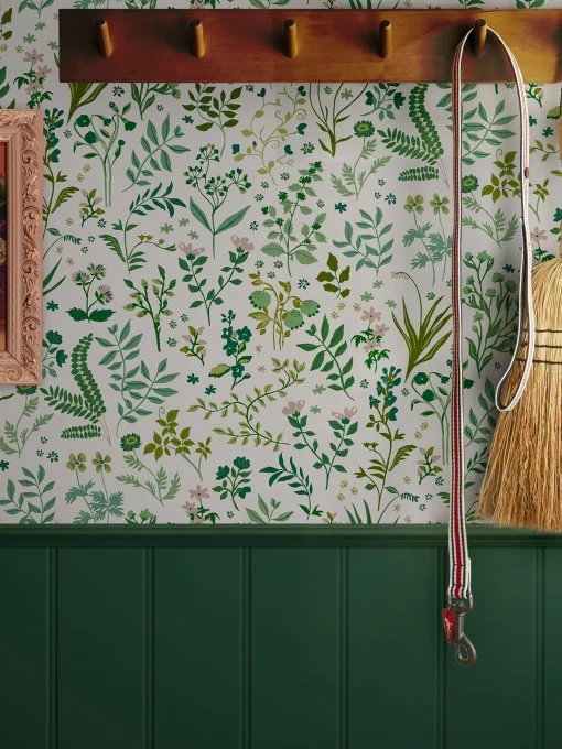 Cream Holcombe Floral 10M Wallpaper