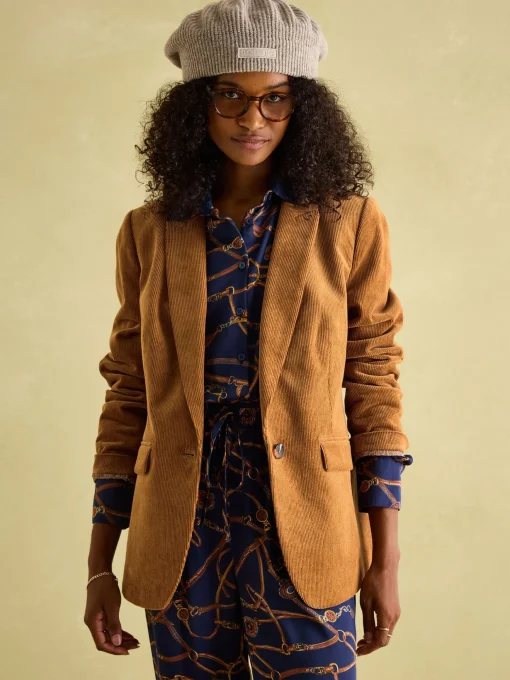 Holton Tan Brown Corduroy Blazer