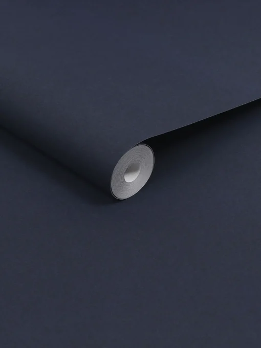 Navy Blue Plain 10M Wallpaper