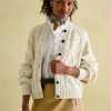Rafferty Cream Cable Knit Cardigan